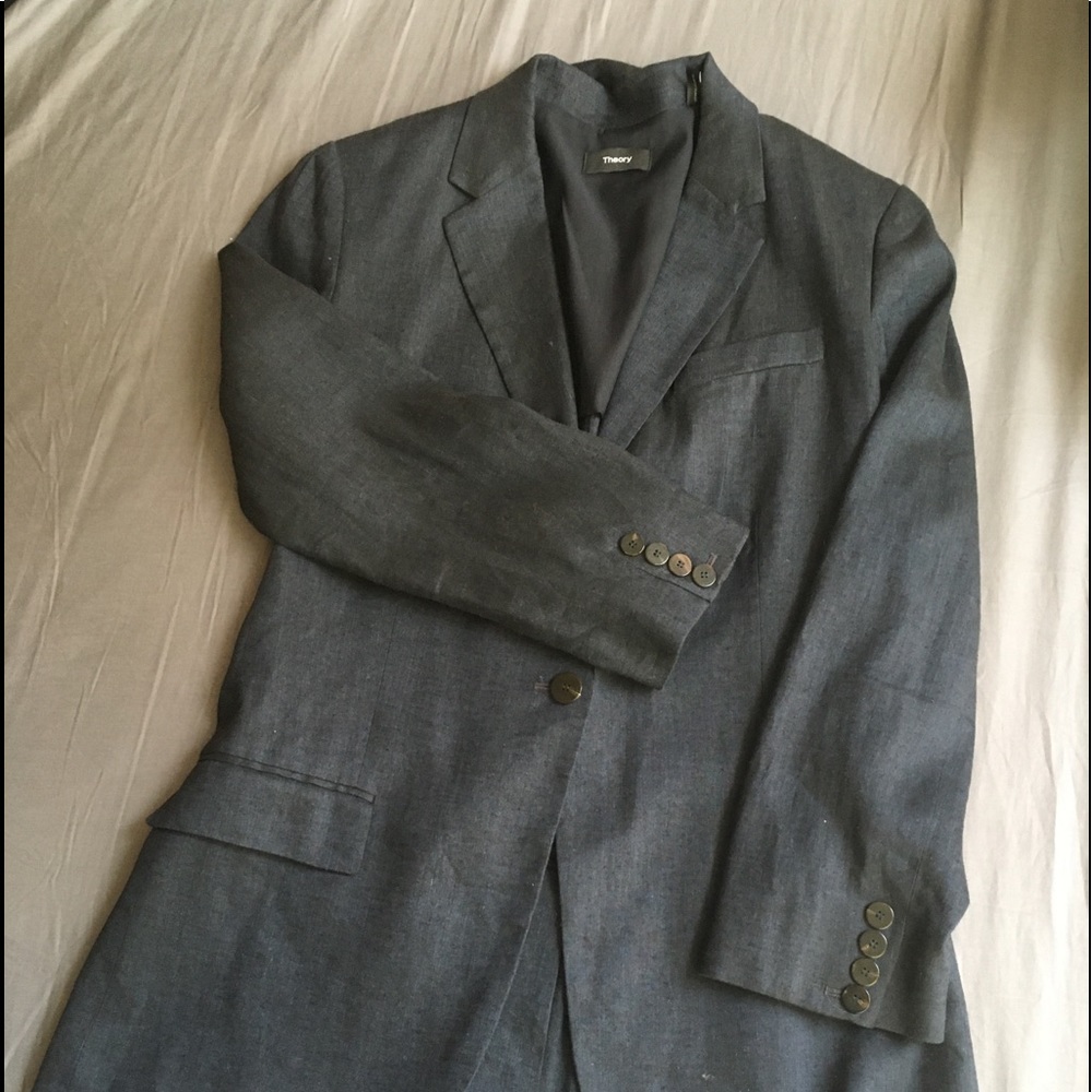 Never worn THEORY linen blazer